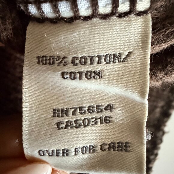 Abercrombie & Fitch Y2K Sweatshirt Mens M Brown Muscle New York Logo Casual - Picture 6 of 6